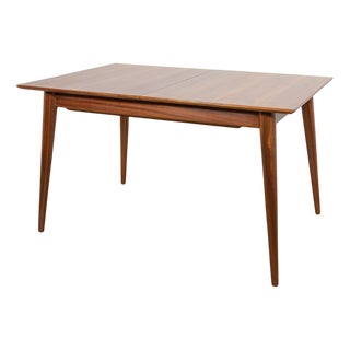 Mid-Century Walnut Extendable Dining Table, Denmark, 1960s For Sale