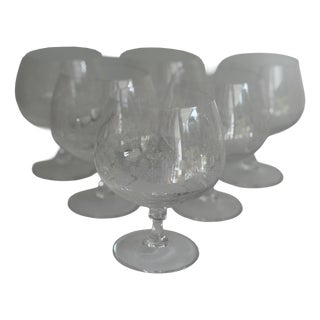 Romanze Form 13000 Cognac Glass with Base by Björn Wiinblad for Rosenthal Studio Line, 1960s, Set of 6 For Sale