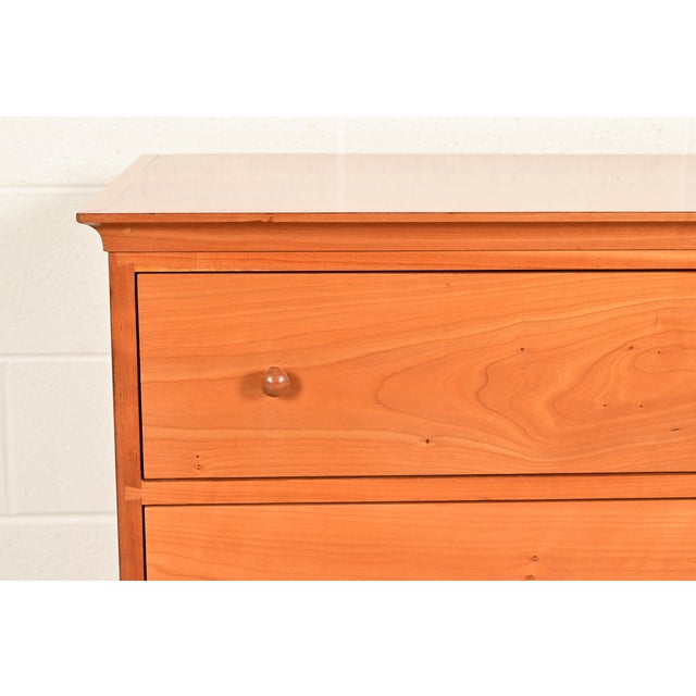 Harden Furniture Arts and Crafts Shaker Solid Cherry Wood Eight-Drawer Dresser For Sale - Image 11 of 17