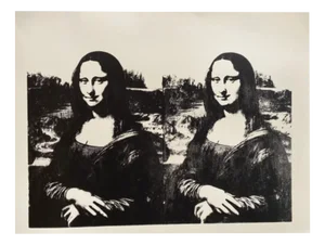 Andy Warhol, Mona Lisa Double Black, Screenprint