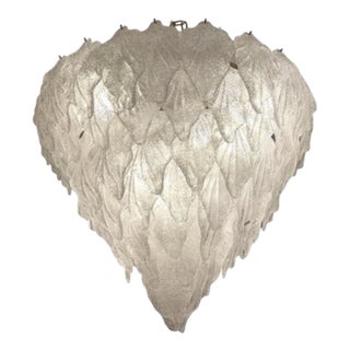 Waterfall Leaves Lamp in Murano Glass For Sale