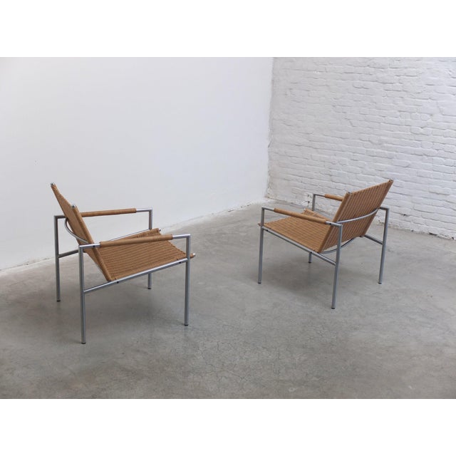 SZ01 Lounge Chairs by Martin Visser for ‘t Spectrum, 1960, Set of 2 For Sale - Image 6 of 18