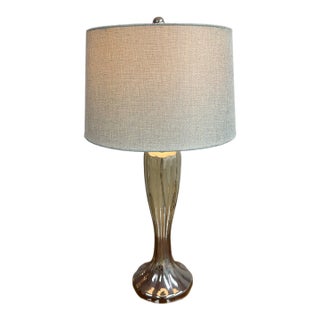Bassett Furniture Gable Glass Table Lamp For Sale