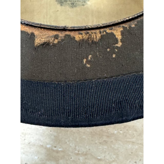 Black Sinclair & Co Black Top Hat For Sale - Image 8 of 8