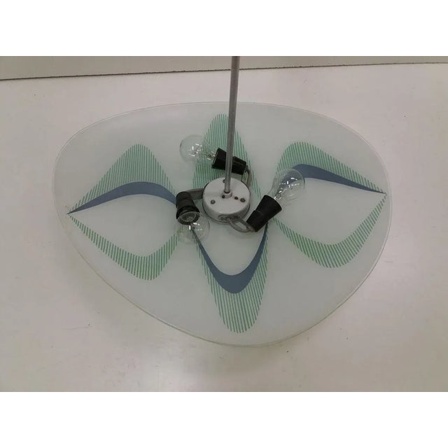 1960s Mid-Century Glass Pendant from Napako, 1960s For Sale - Image 5 of 7