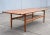 Mid Century Danish Sculpted Teak Coffee Table With Slatted Shelf For Sale - Image 4 of 13