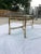 Mid-Century Modern Brass Profile Glass Top Coffee Table Italy For Sale - Image 12 of 13