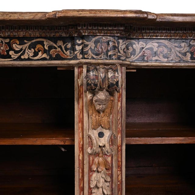 Wood Venetian Baroque Sideboard, Italy, 1730 For Sale - Image 7 of 11