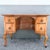 This elegant antique vanity or low writing desk showcases the graceful curves and refined craftsmanship of the Queen Anne...