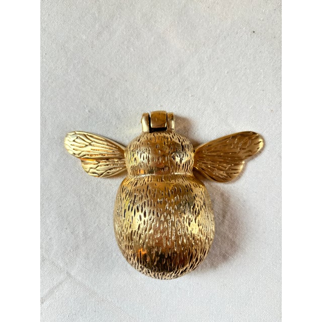 English English Brass Bumble Bee Door Knocker For Sale - Image 3 of 6