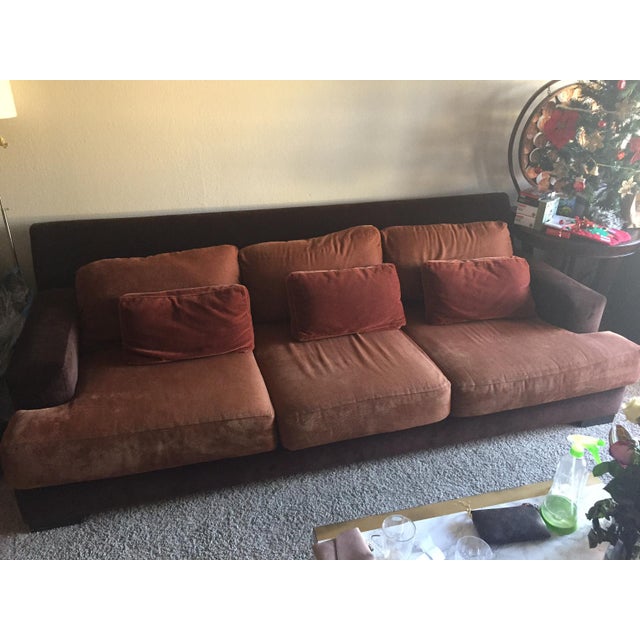 Nathan Anthony Velvet Sofa Chairish