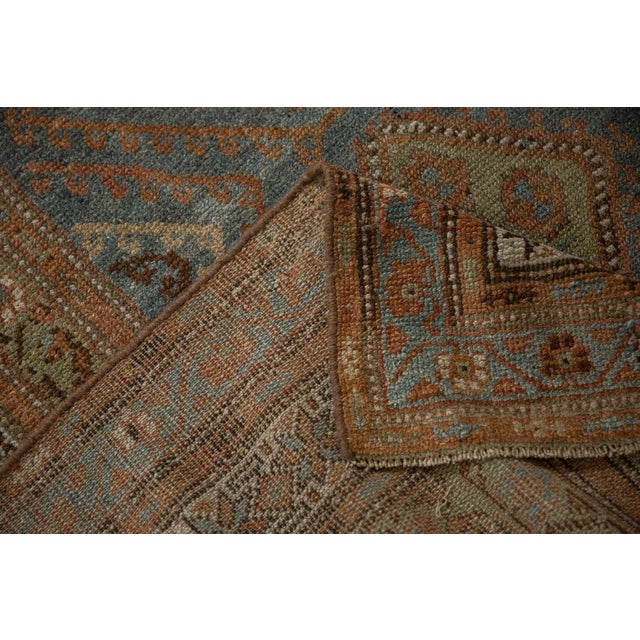 1930s 1930s Vintage Persian Malayer Diamond Medallion Wool Rug Runner For Sale - Image 5 of 10