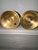 Chinoiserie Late 20th Century Vintage Chinoiserie Brass and Cloisonné Enamel Candlestick Holders - Pair For Sale - Image 3 of 9