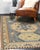 8x10 Luna Kilim Blue Geometric Modern Flatweave Wool Carpet Rug For Sale In New York - Image 6 of 6