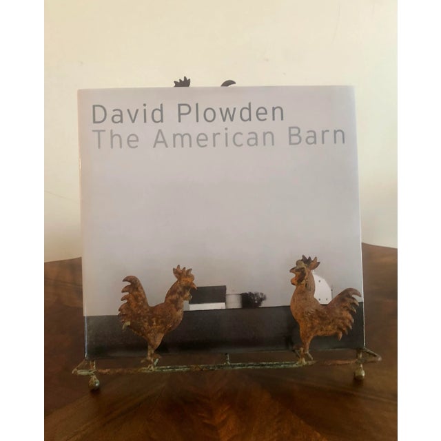 Early 20th Century Antique Primitive Country Metal Cookbook Holder For Sale In Seattle - Image 6 of 13