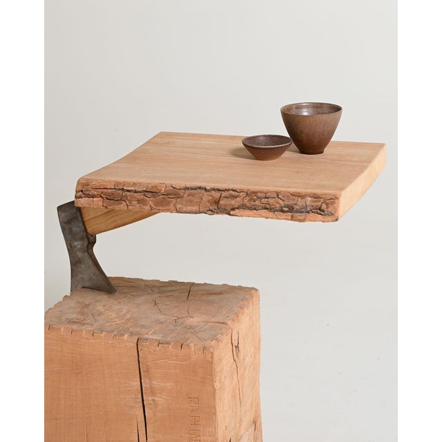 Tavolino Chopping Block with Axe by Raphael Springmann, 2000s For Sale - Image 10 of 13