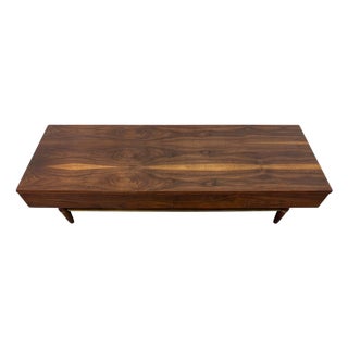 Mid-Century Modern American of Martinsville Walnut Coffee Table - Refinished! For Sale