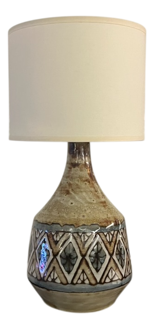 Vintage Ceramic Lamp by Jean-Claude Malarmey, 1950s