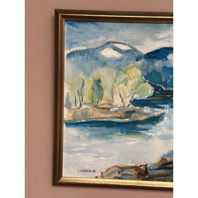 Liljedahl, River, 1986, Oil on Canvas For Sale - Image 7 of 18