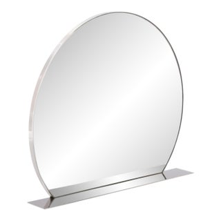 Marion Round Mirror with Shelf For Sale