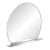 Marion Round Mirror with Shelf For Sale