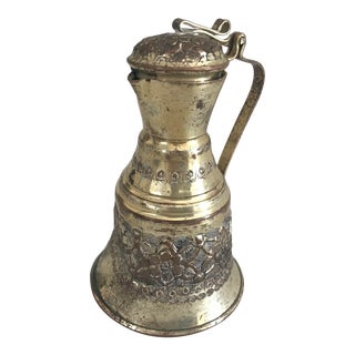 Vintage Turkish Copper Tea Kettle For Sale