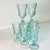 Victorian 1970s Vintage Victorian Boho Chic Indiana Glass Co. Recollection Goblets - Set of 8. For Sale - Image 3 of 11