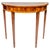 Mid 20th Century RBC Neoclassical Directoire Mahogany Inlay Demilune Table For Sale - Image 12 of 12