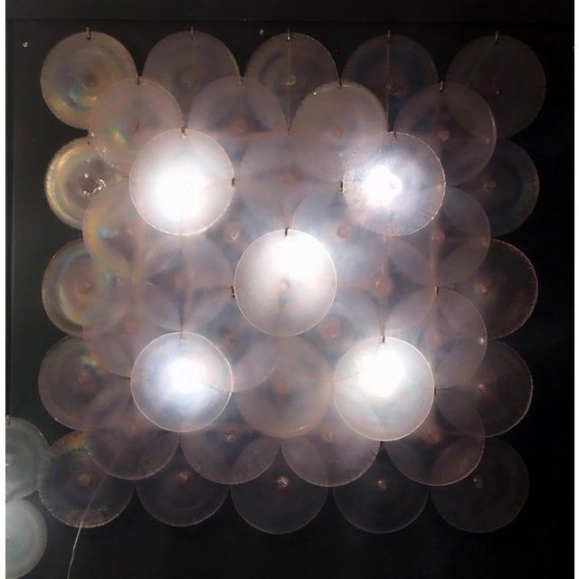 Glass Murano Glass Wall Lamp from Mazzega, Italy, 1960s For Sale - Image 7 of 8