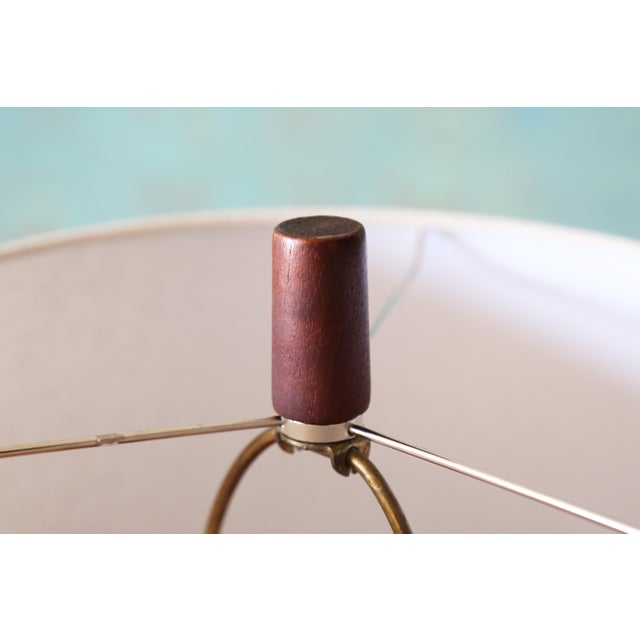 1960s Gordon and Jane Martz M167 Lamp for Marshall Studios Rare Variation Dimpled Maroon Glaze For Sale - Image 9 of 11