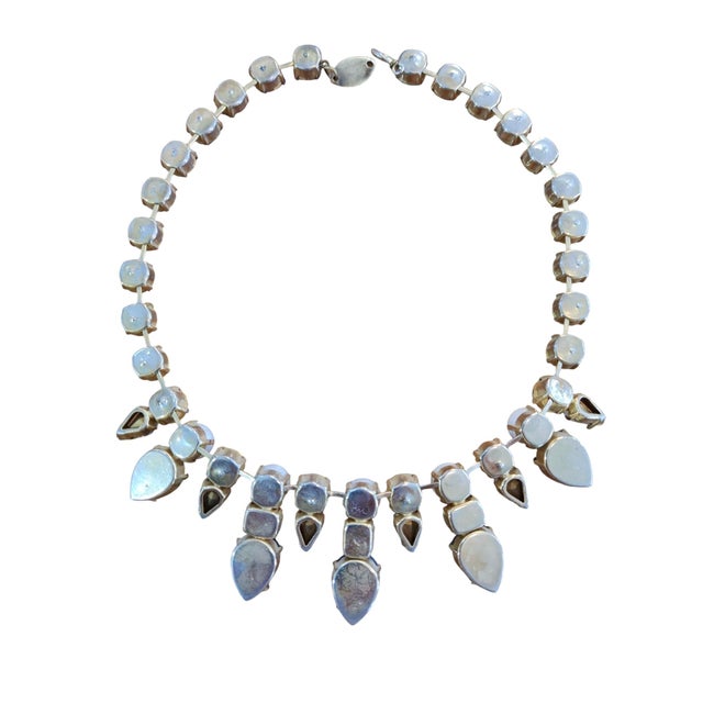 Metal Necklace by Carlos Zeni, 1980s For Sale - Image 7 of 9