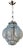 Venetian Lantern Pendant in Blown and Caged Murano Glass, 1950s For Sale