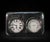 Silver Clock and Barometer from Thornhill London, 1950s For Sale - Image 12 of 12