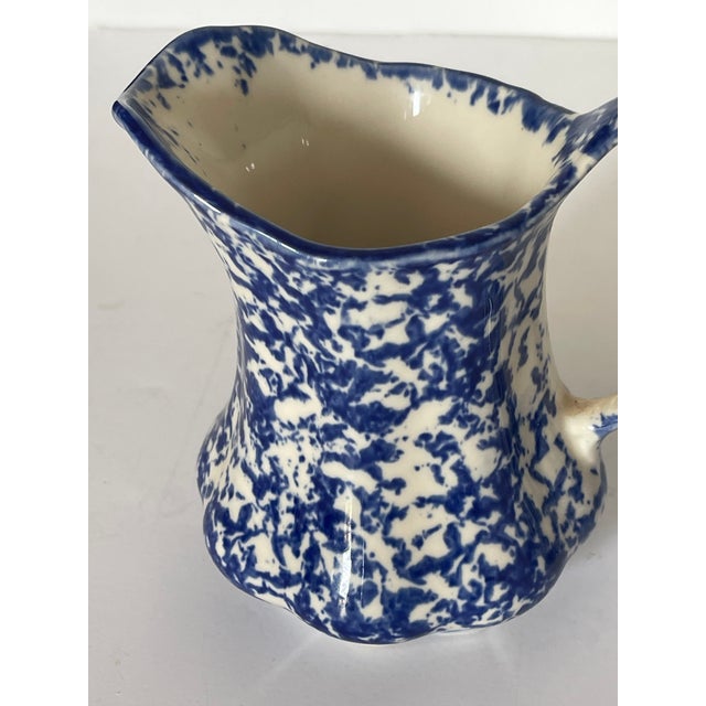 Folk Art Pair Staffordshire England Spattered Jars For Sale - Image 3 of 4