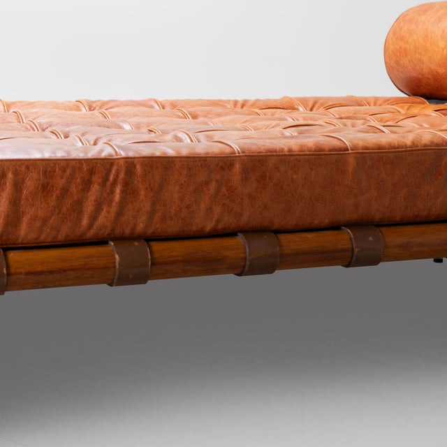 Modern Barcelona Daybed by Ludwig Mies Van Der Rohe for Knoll International, 1960s For Sale - Image 3 of 15