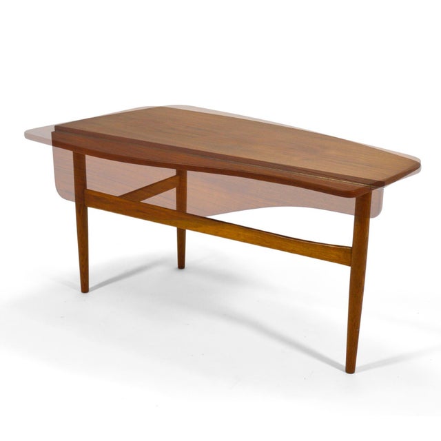 Finn Juhl Coffee Table with Drop-Leaf by Bovirke For Sale - Image 11 of 11