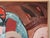 Original 1983 Lewis Lanza Rudolph Abstract Expressionist Painting 49x43" Oil / Board Framed Large Impasto Textured Vintage Modern Art For Sale - Image 4 of 11