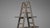 Gray Mid 20th Century France Gray Wood Bookcase For Sale - Image 8 of 11