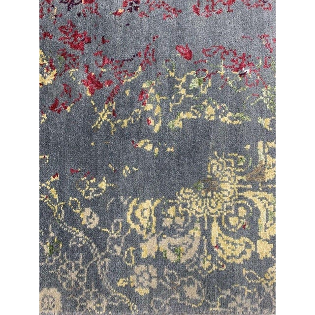 Handwoven Modern Abstract Area Rug 9x12 For Sale - Image 11 of 12