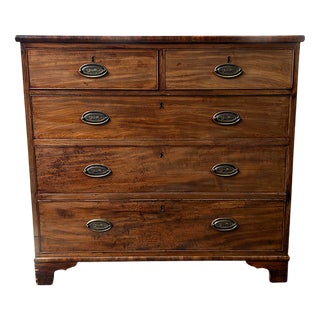 Antique 19th Century Georgian Chest of Drawers For Sale