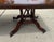 Grand Matchbook Flame Mahogany Pedestal Claw Foot Dining Table For Sale - Image 9 of 11