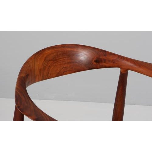 PP503 Chair in Walnut and Leather from Hans J. Wegner for PP Møbler, 2000s For Sale - Image 3 of 11