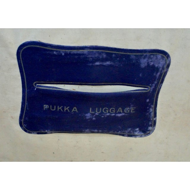 Vintage Pukka Military WWII Demob Case, 1930 For Sale - Image 9 of 10