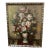 Oil on Canvas American School Floral Still Life Framed Signed Made in 1950 For Sale