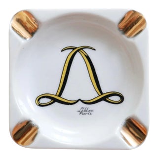 Limoges Porcelain Le Blanc Hotel Ashtray For Sale