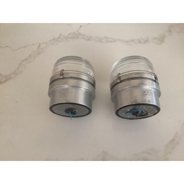 Joe Colombo Ceiling Lamps from Oluce Fresnel, 1980s, Set of 2 For Sale - Image 4 of 7