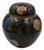Late 20th Century Enamel Floral Cloisonné Ginger Jar With Lid For Sale