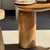 Brown Side Table in Suar Wood with Circular Top and Column Base For Sale - Image 8 of 18