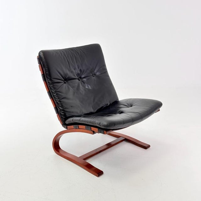 Mid-Century Modern Kangu Lounge Chair by Elsa Solheim and Nordahl Solheim for Rybo, 1970s For Sale - Image 9 of 18