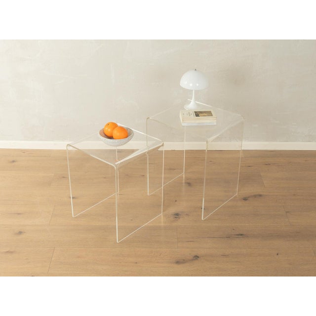 Acrylic Side Table, 1960s For Sale - Image 4 of 6